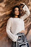 Robin Knit Sweater in Oatmeal FINAL SALE