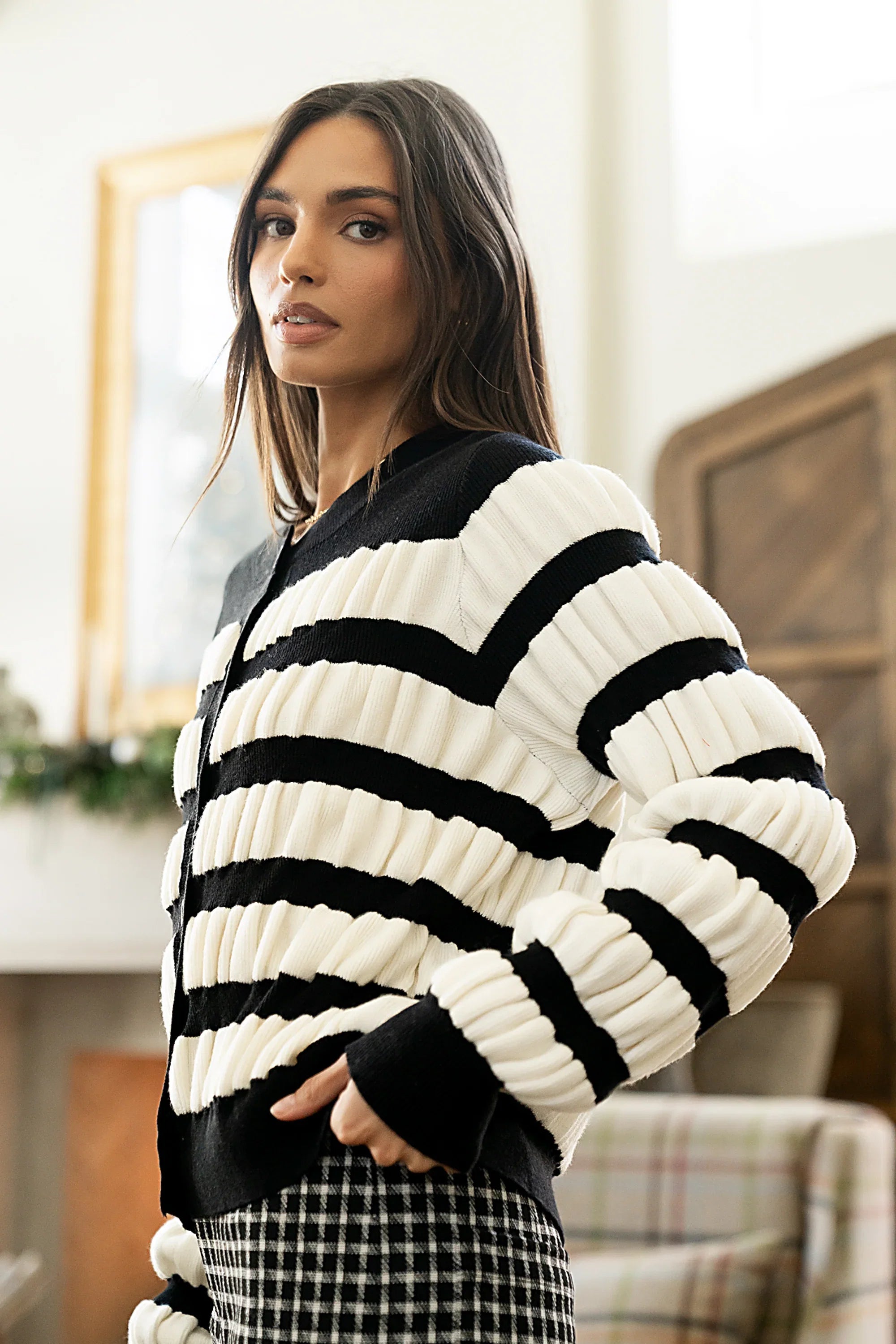 Sariana Contrast Sweater FINAL SALE