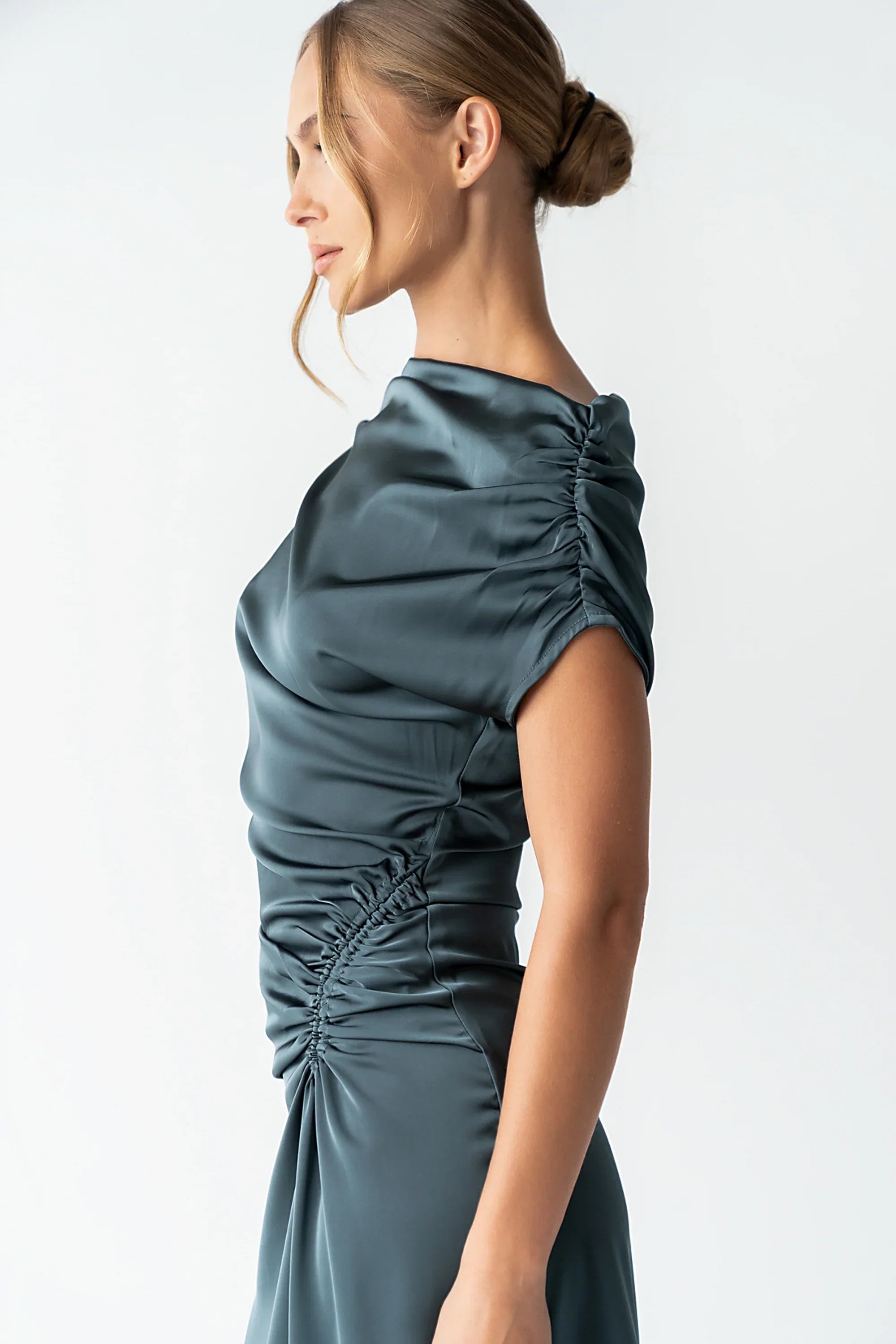 Gigi Ruched Maxi Dress FINAL SALE