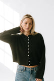 Maci Cardigan in Black FINAL SALE