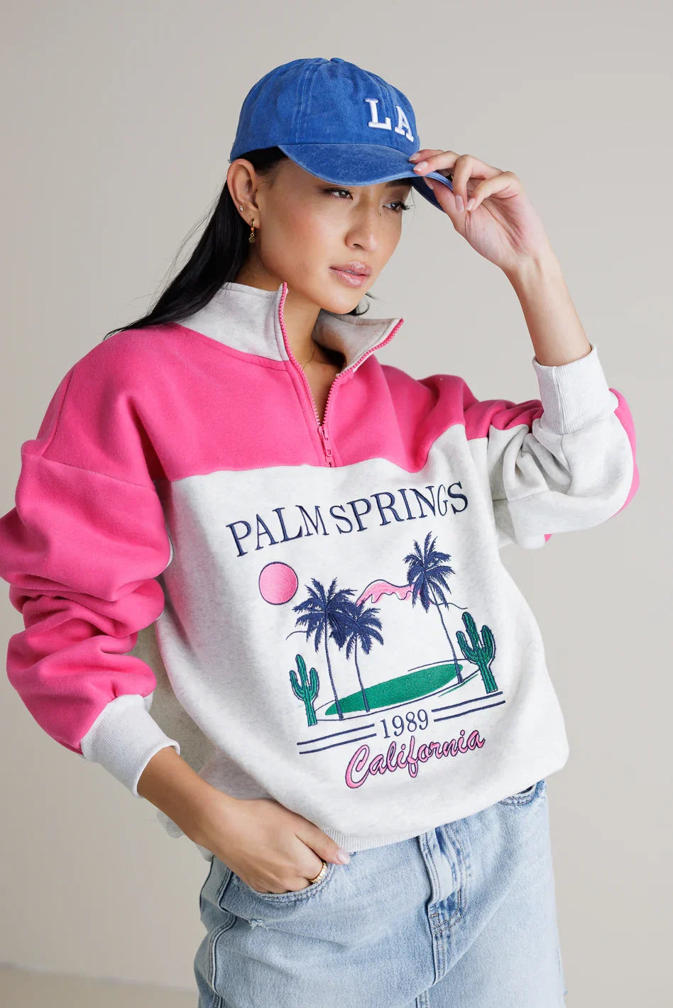 Palm Springs Quarter Zip FINAL SALE