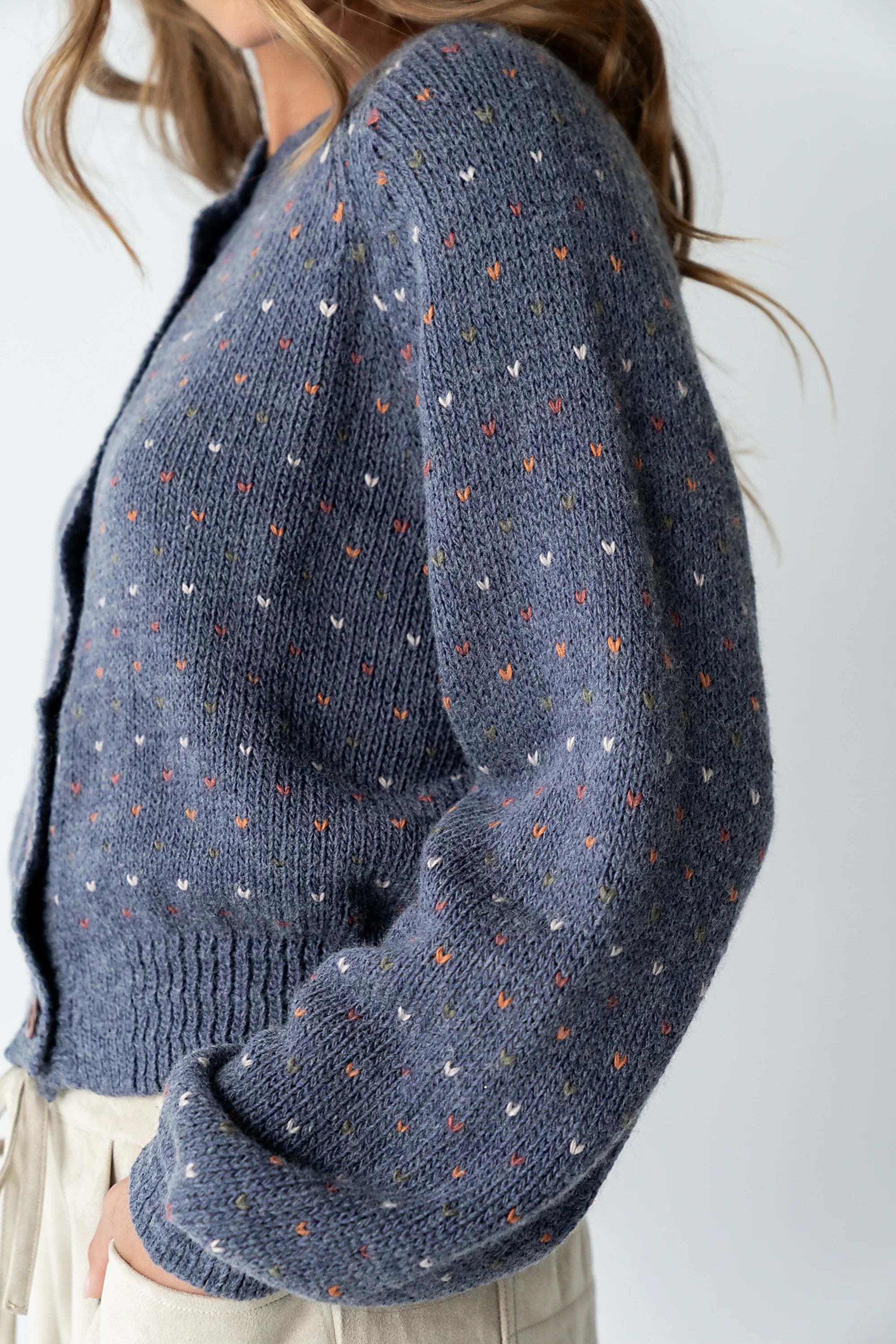 Sophie Knit Cardigan in Navy FINAL SALE