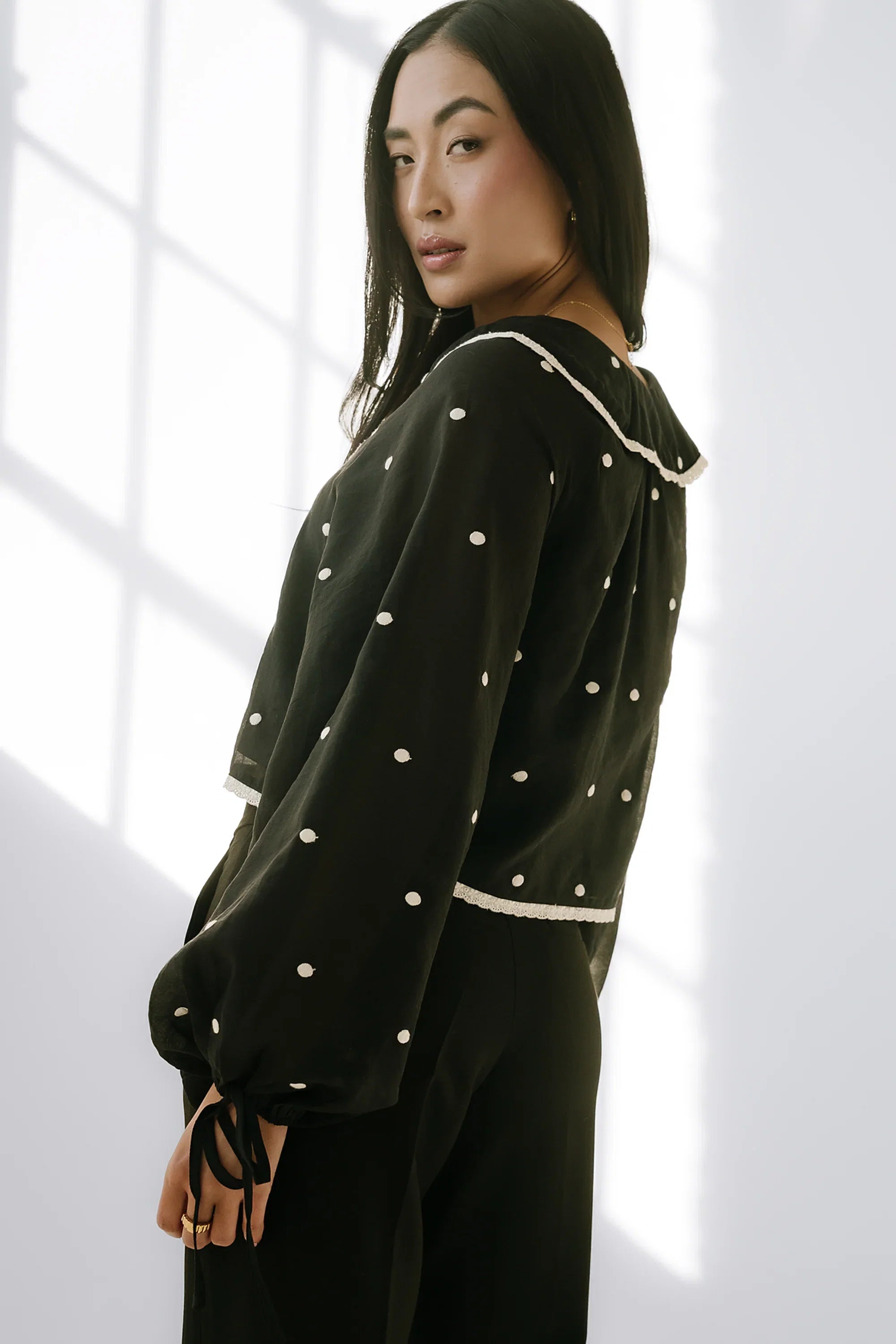 Yara Polka Dot Blouse