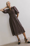Belen Midi Dress in Mauve FINAL SALE