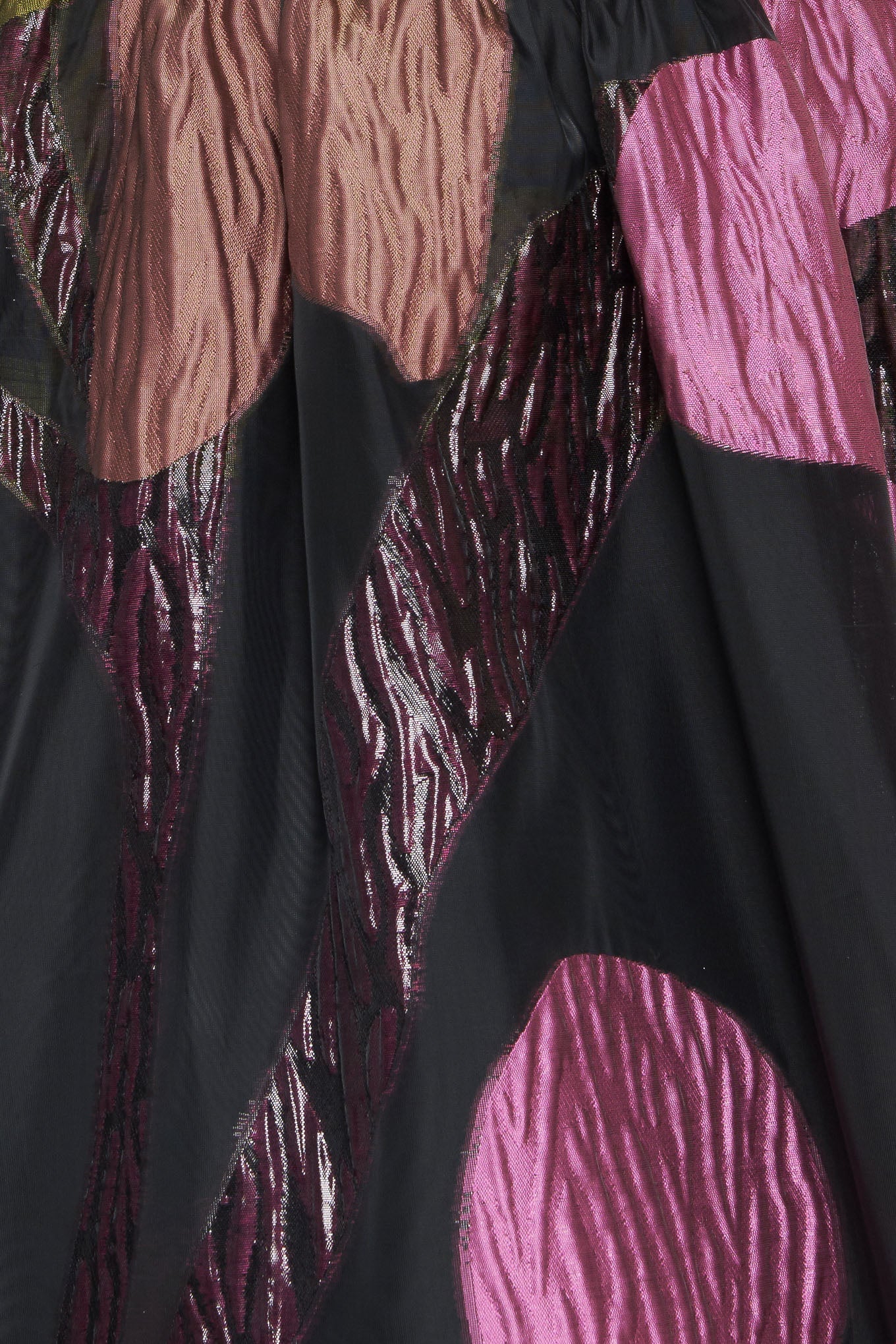 ABSTRACT ROSE BLACK MIDI DRESS FINAL SALE