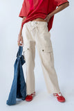 Kirsty Straight Leg Pants in Bone