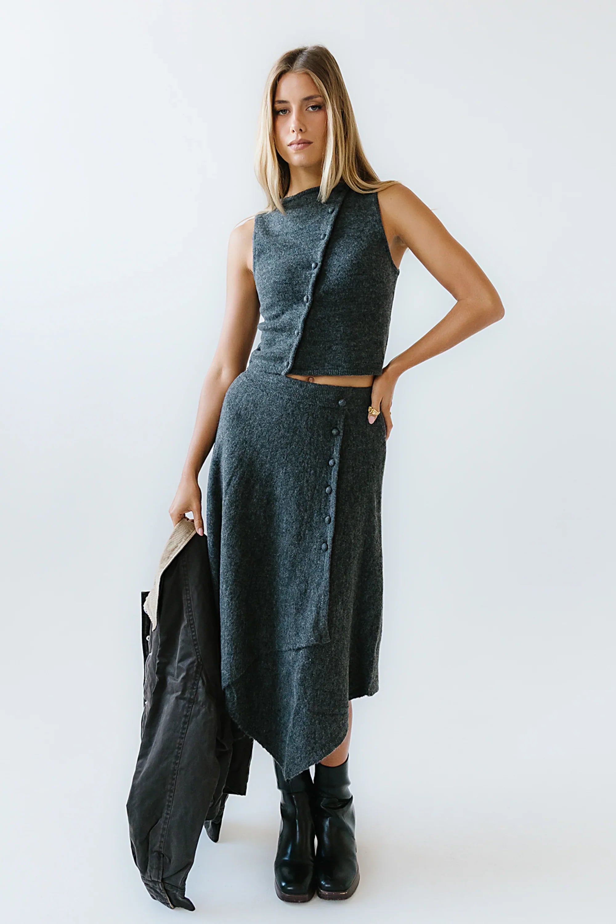 Cassie Asymmetrical Sweater FINAL SALE