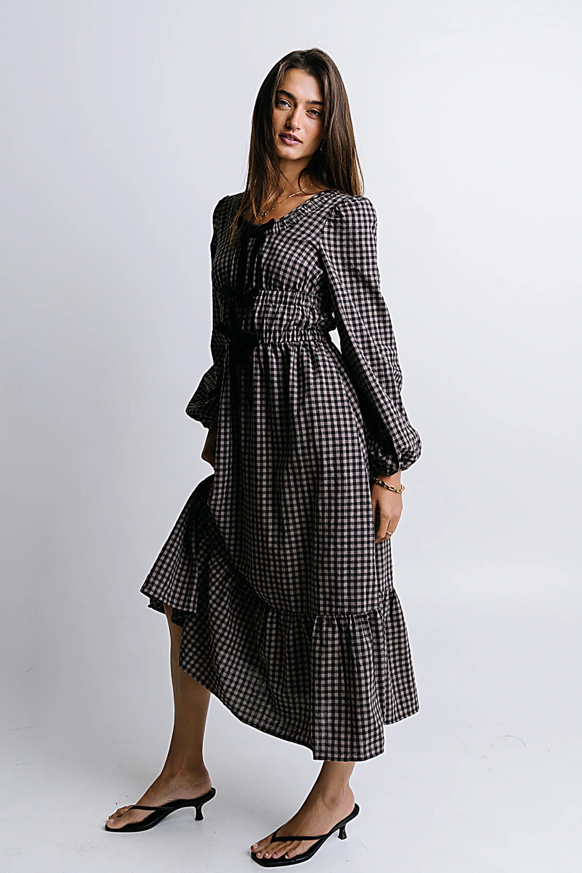 Anista Anne Maxi Dress in Black