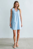 Luka Mini Dress in Blue