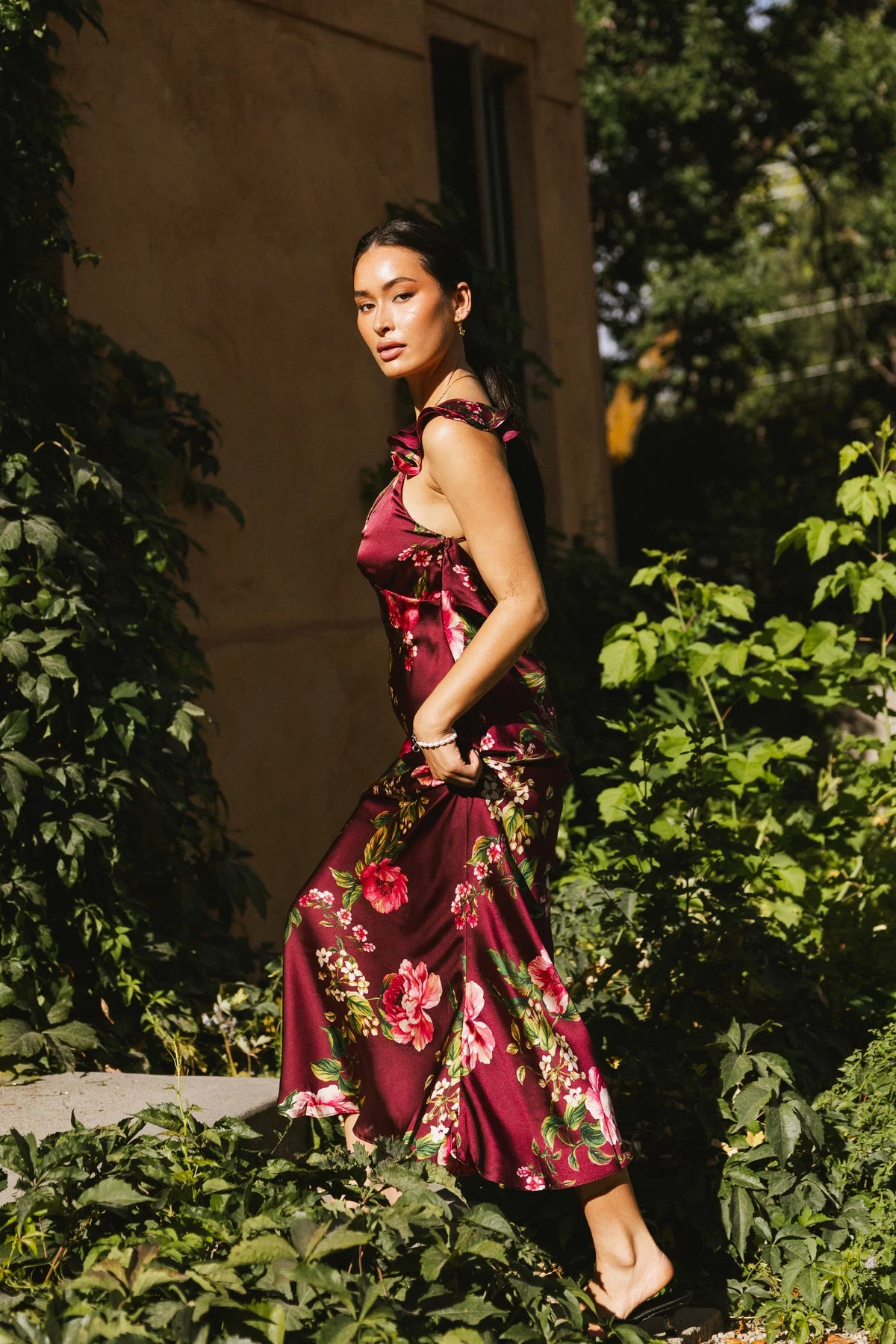Jesse Satin Maxi Dress
