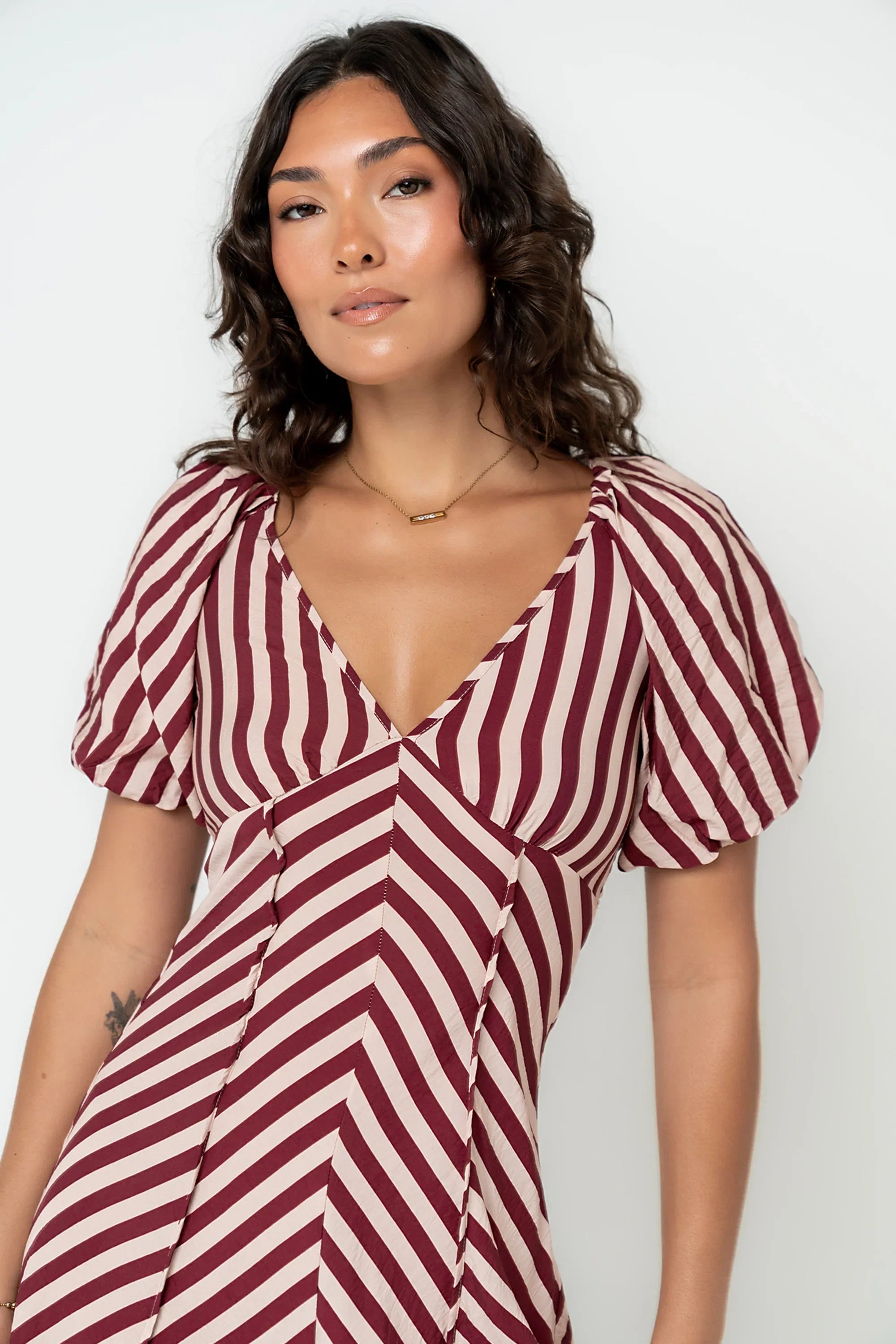 Lindsay Striped Maxi Dress