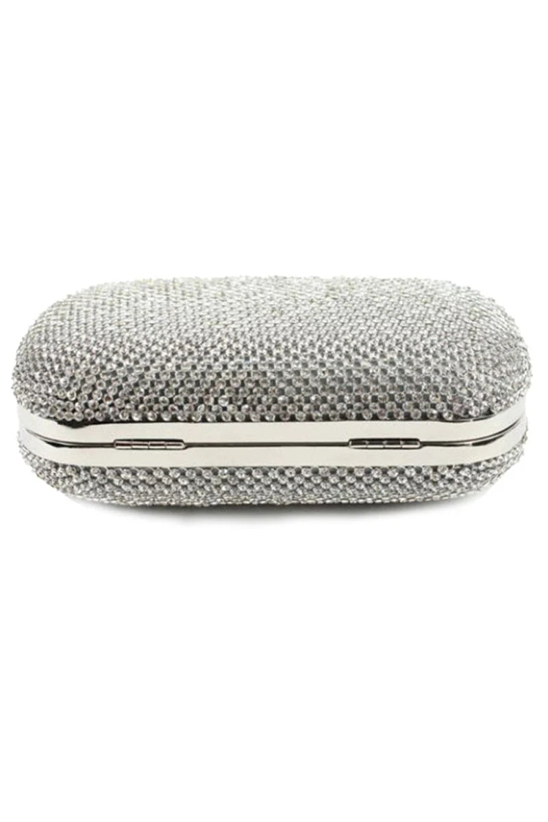 Beautiful Metal With Crystal Rhinestone Adjustable Bridal Purse