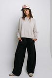 Payton Knit Sweater in Bone FINAL SALE