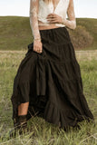 Kenzington Tiered Skirt Black