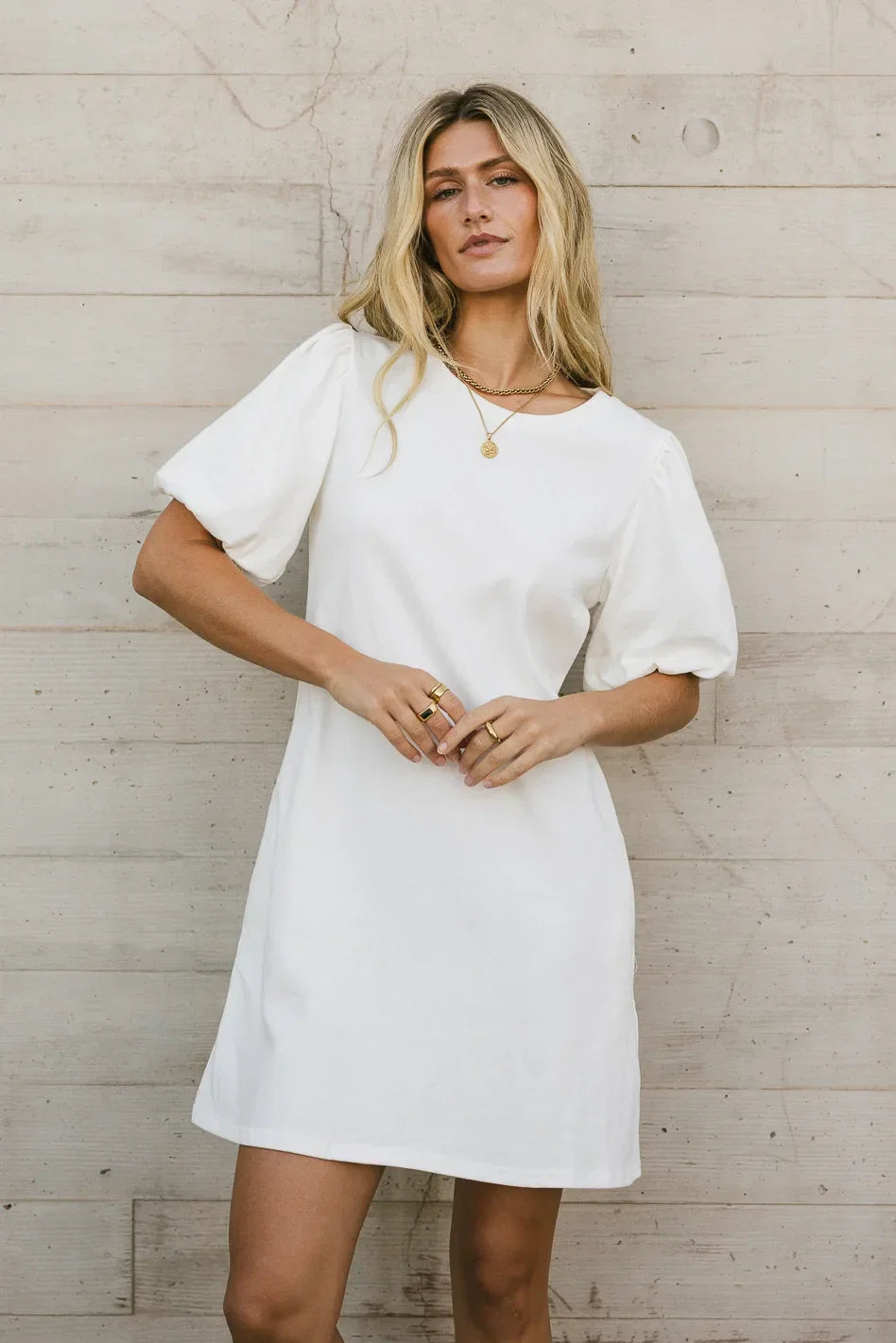 Yara Puff Sleeve Mini Dress FINAL SALE