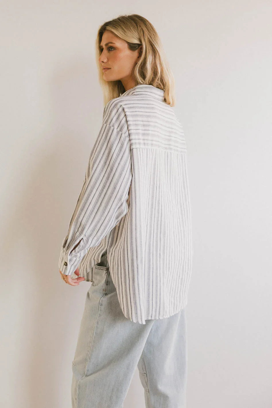 Sailor Striped Button Up FINAL SALE