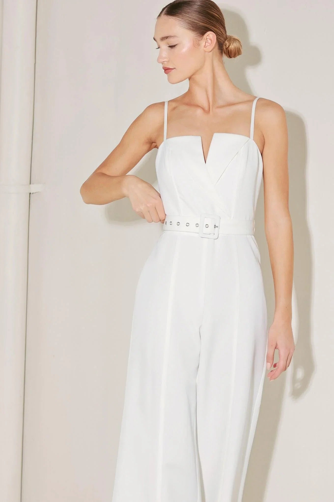 ARCTIC ELEGANCE WHITE JUMPSUIT