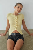 Arley Leather Belted Shorts