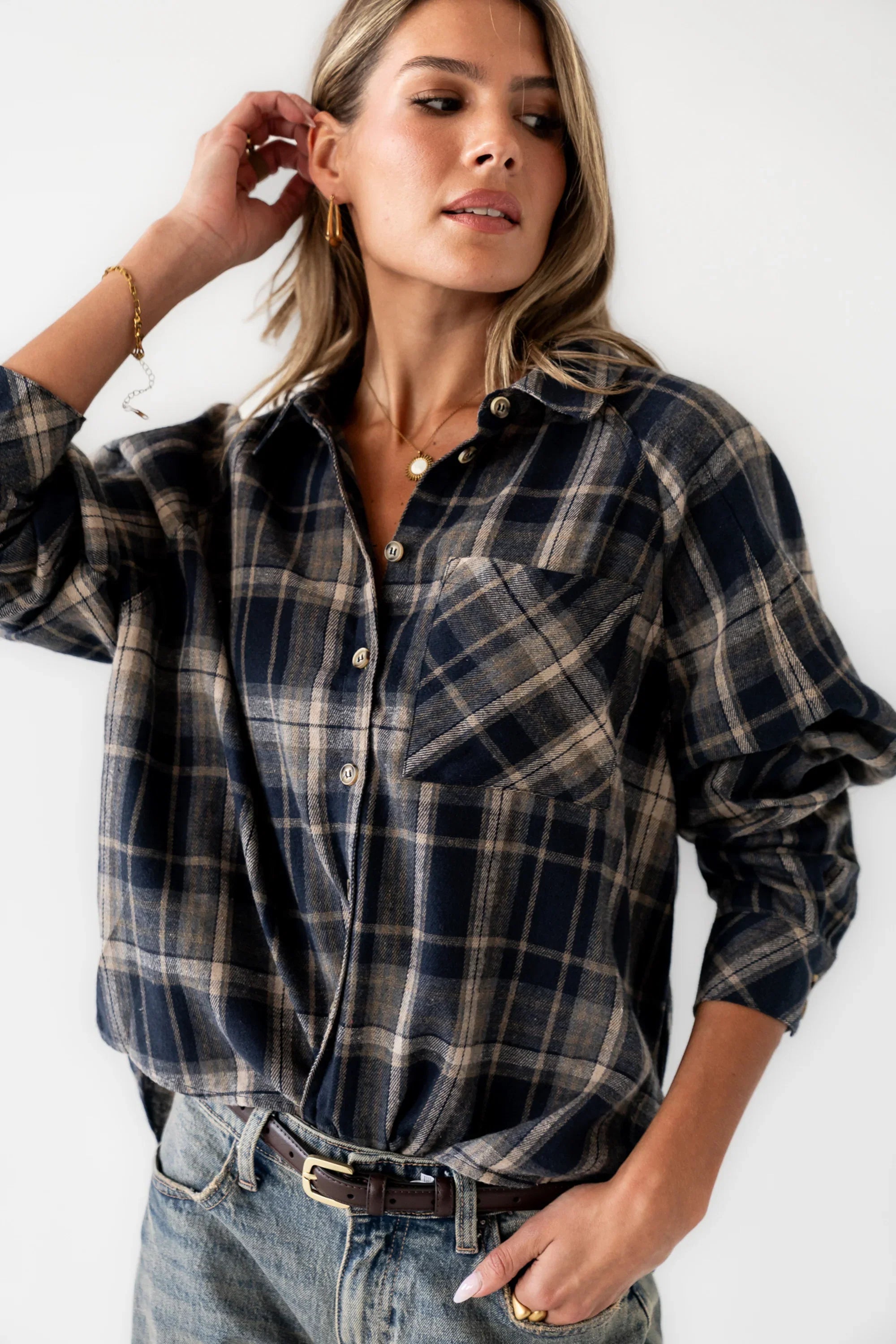 Ramero Oversized Button Up FINAL SALE