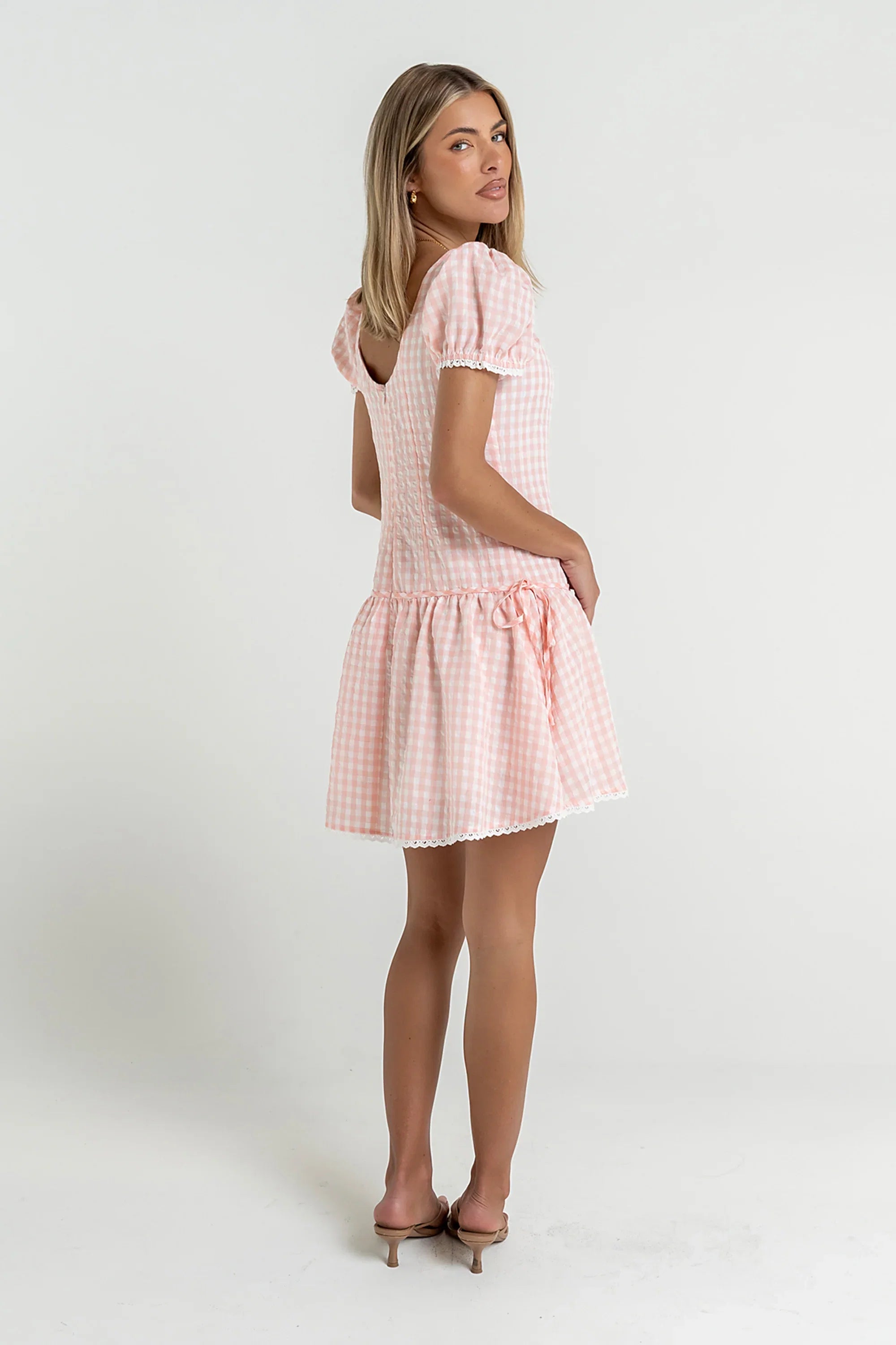 Chance Gingham Mini Dress