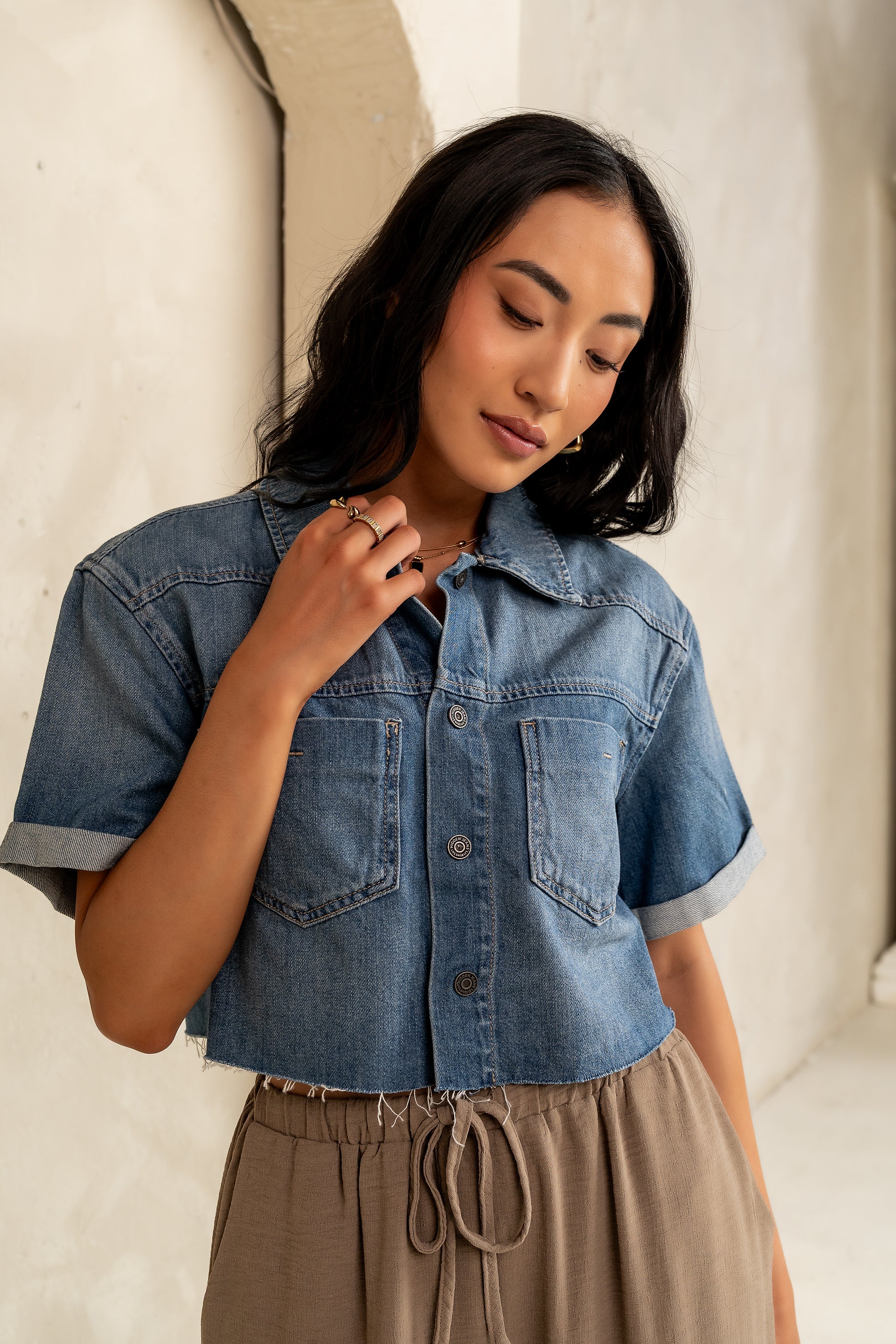 Nina Denim Button Up FINAL SALE