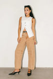 Lisette Barrel Jean in Rust FINAL SALE