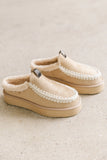 Cecily Platform Slipper in Natural