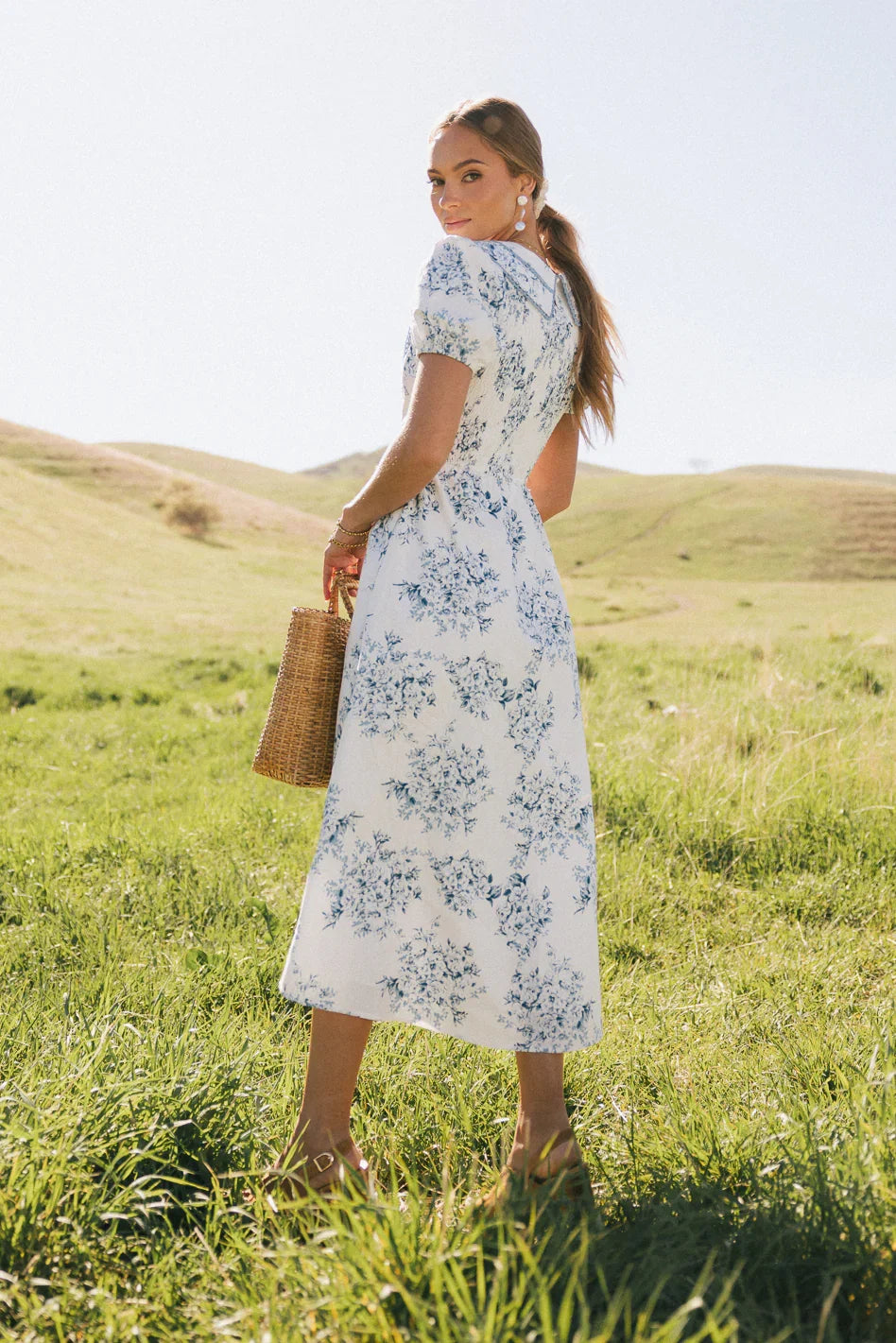 Kyrie Floral Midi Dress FINAL SALE