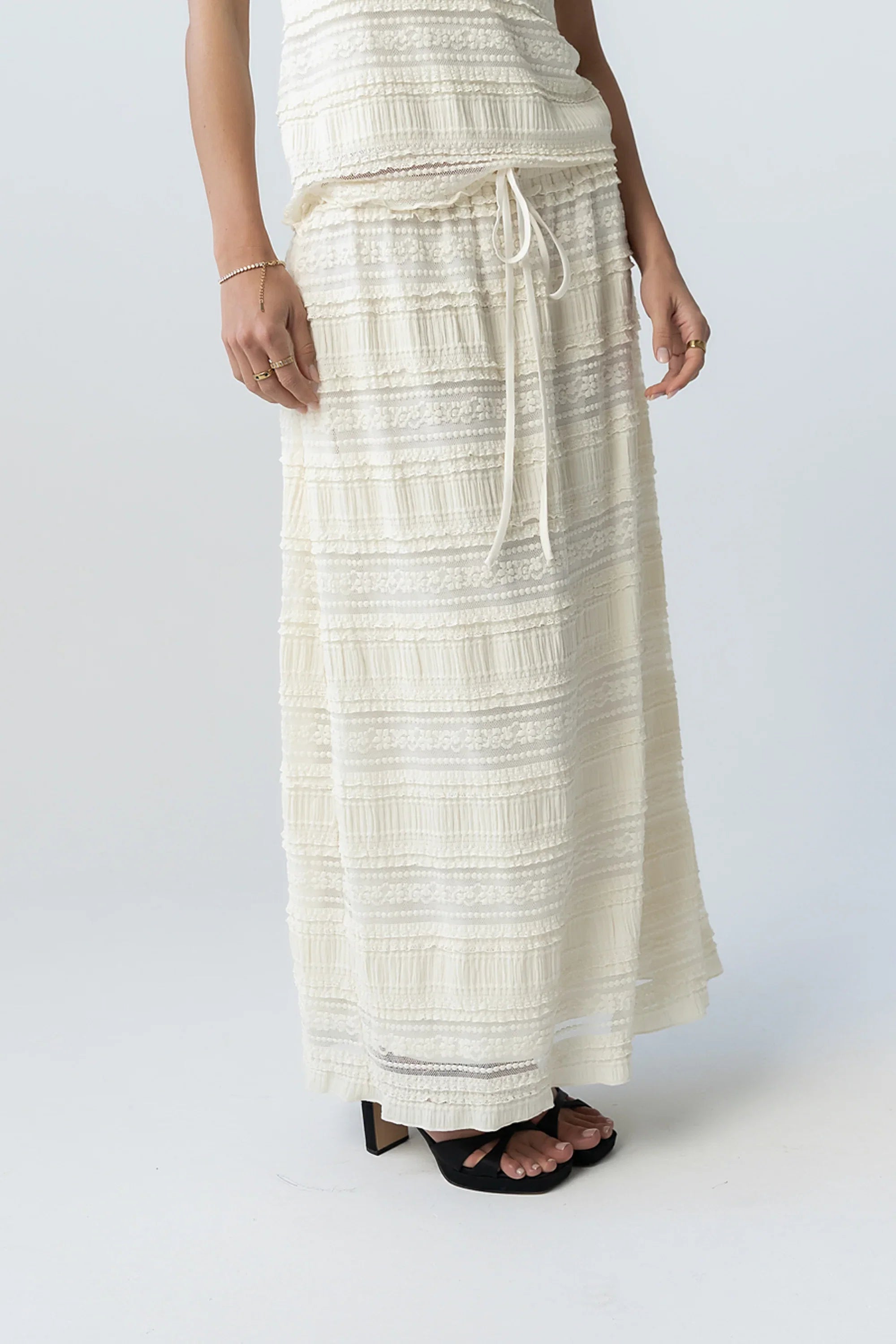 Markus Lace Maxi Skirt