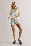 Sofi Distressed Denim Shorts