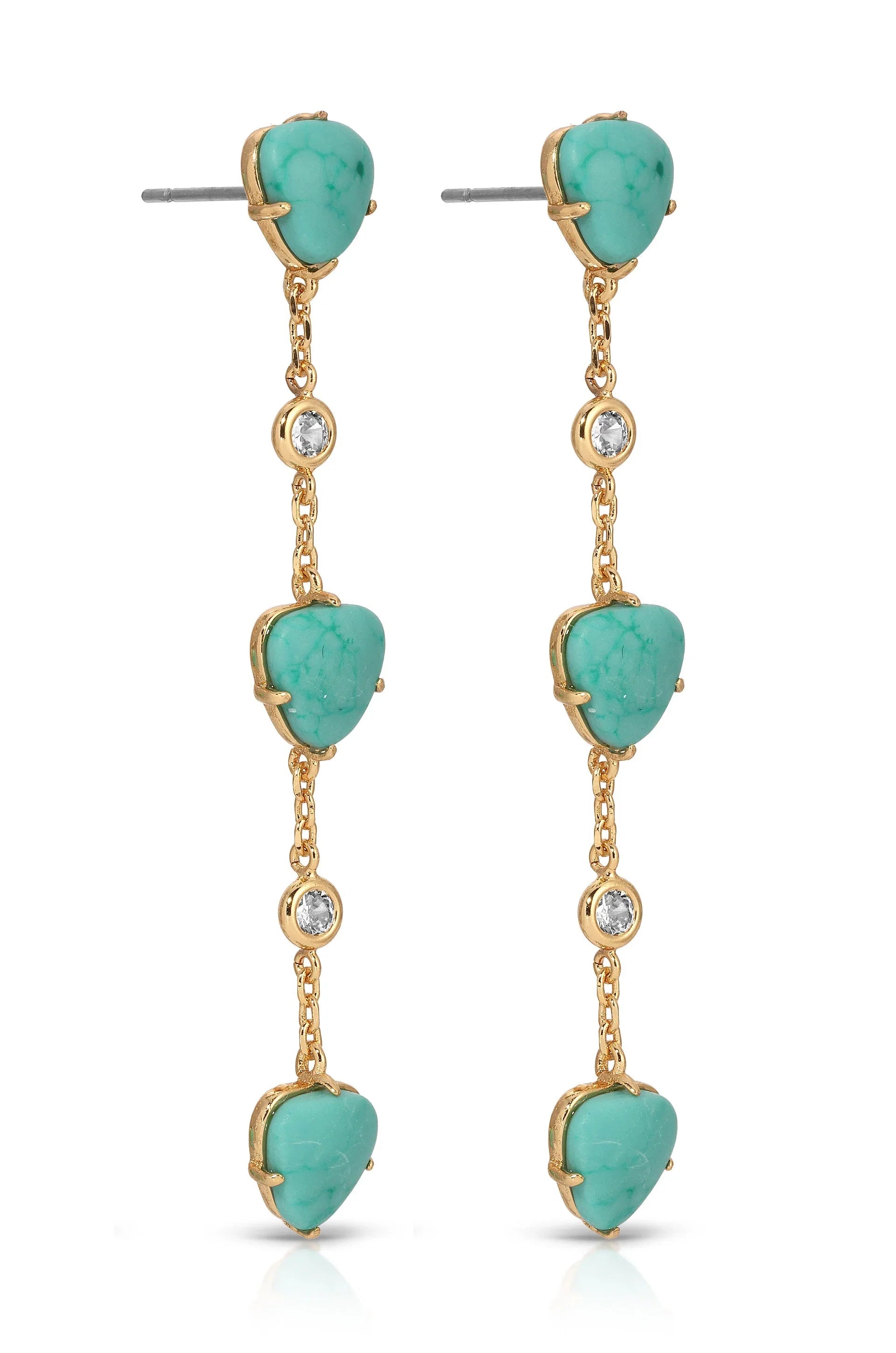 Turquoise Solstice Dangle Earrings