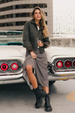 Nellie Plaid Maxi Skirt