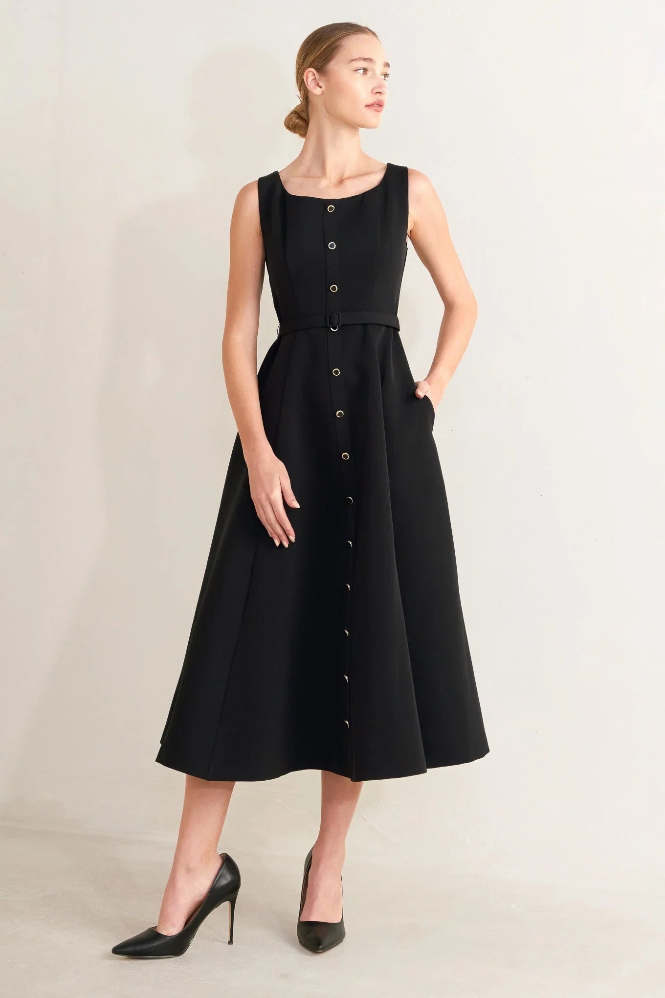 PARIS AFTER DARK MIDI DRESS FINAL SALE
