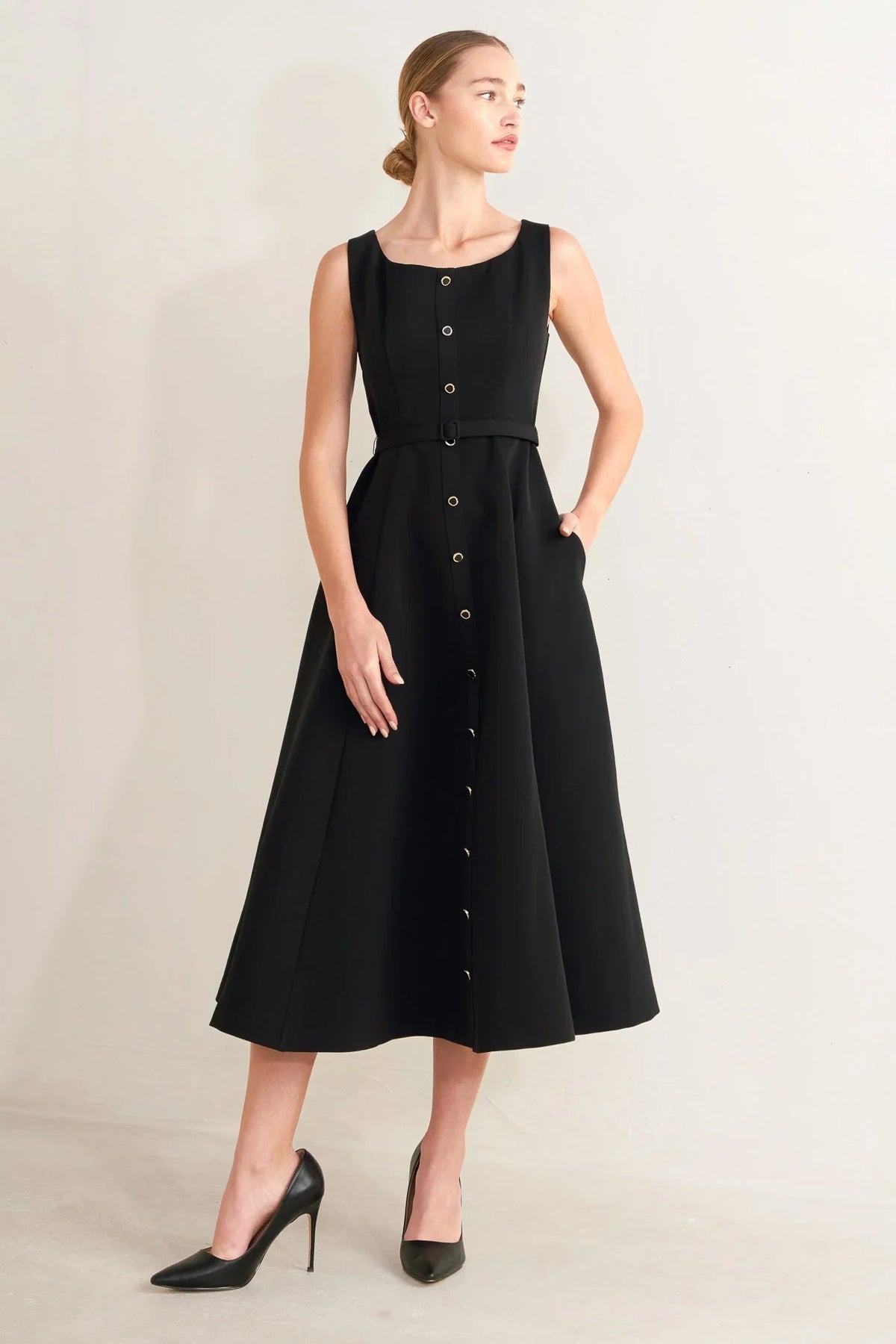 PARIS AFTER DARK MIDI DRESS FINAL SALE