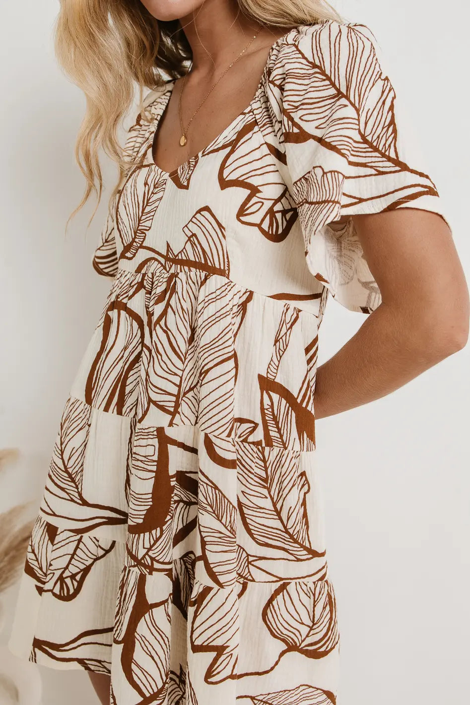Island In The Sun Dress in Cream FINAL SALE