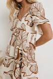 Island In The Sun Dress in Cream FINAL SALE