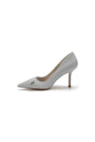 Crystal Sequin Pointed Toe High Heels