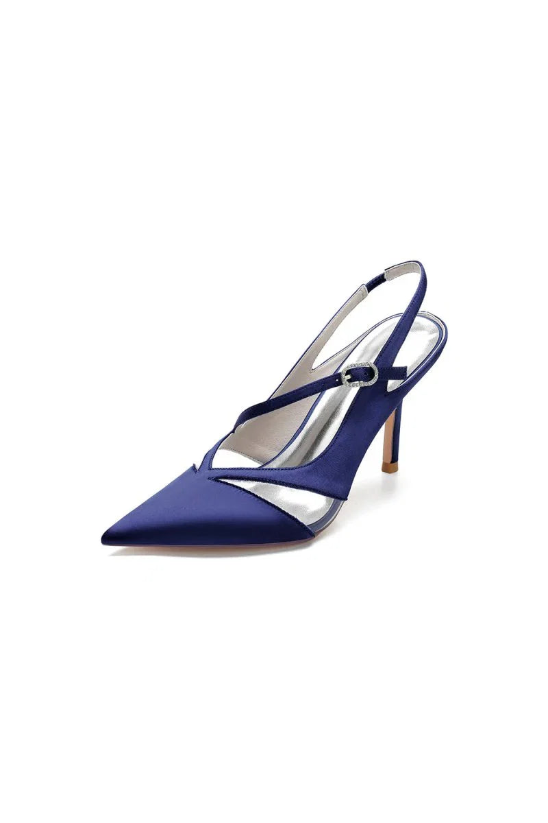 Slingback Pointed Toe High Heels