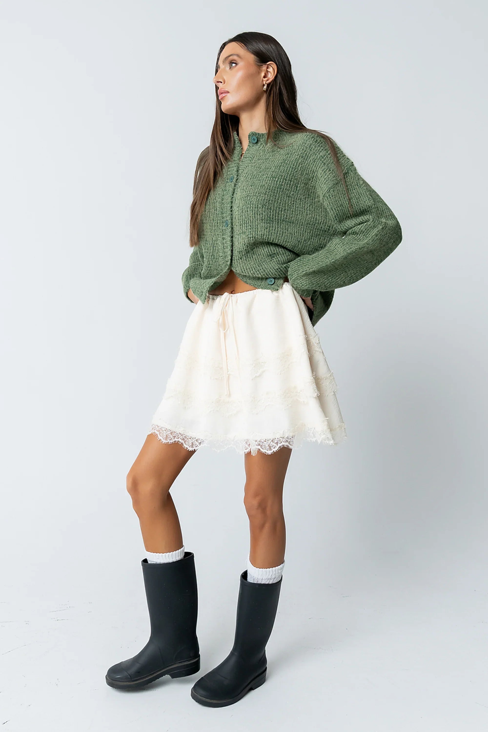 Marsha Lace Mini Skirt FINAL SALE