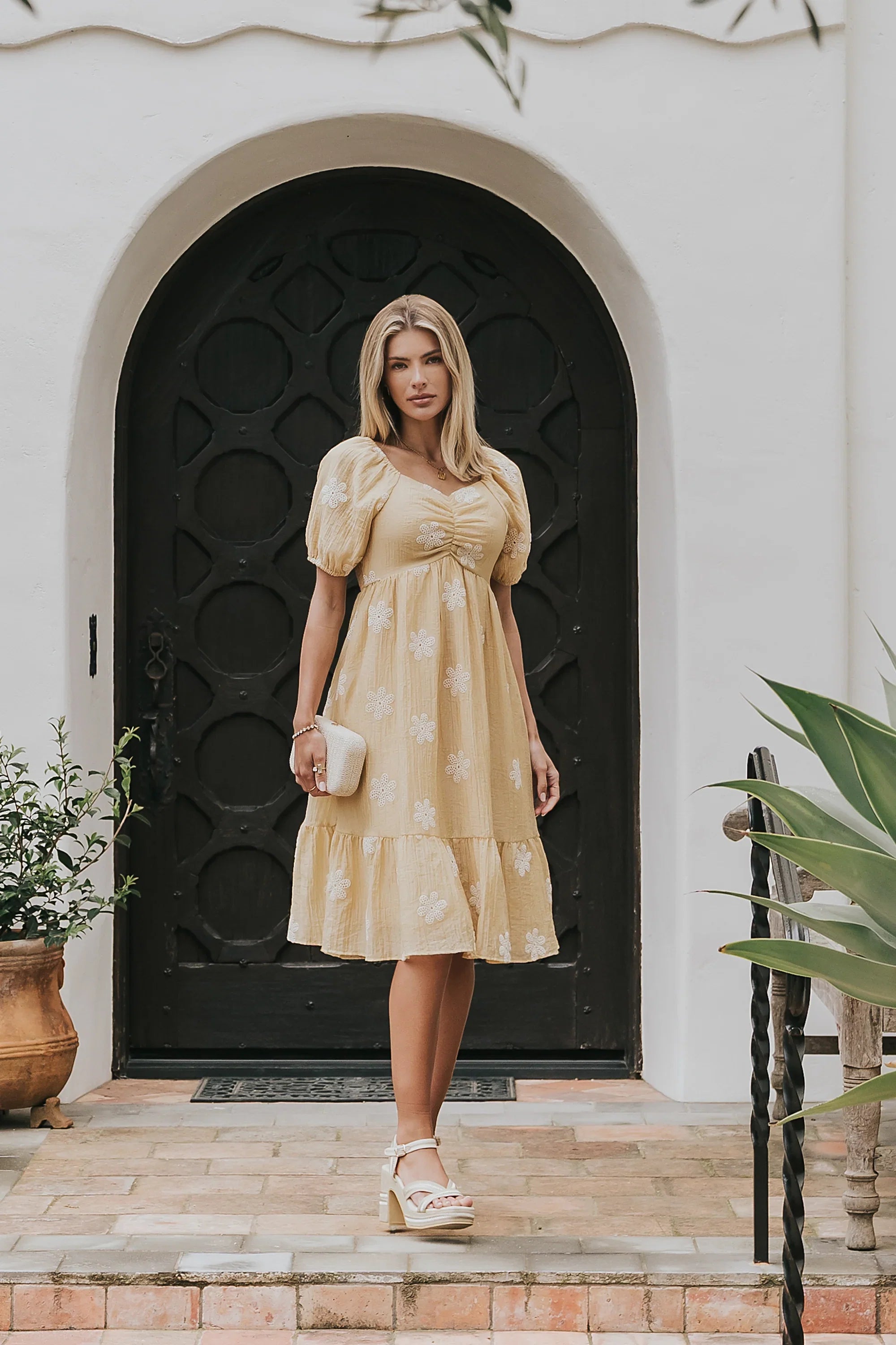 Shannon Floral Embroidered Dress