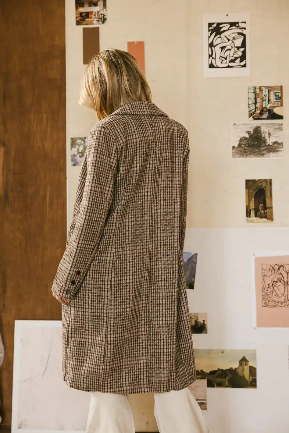 Mckenna Plaid Coat FINAL SALE