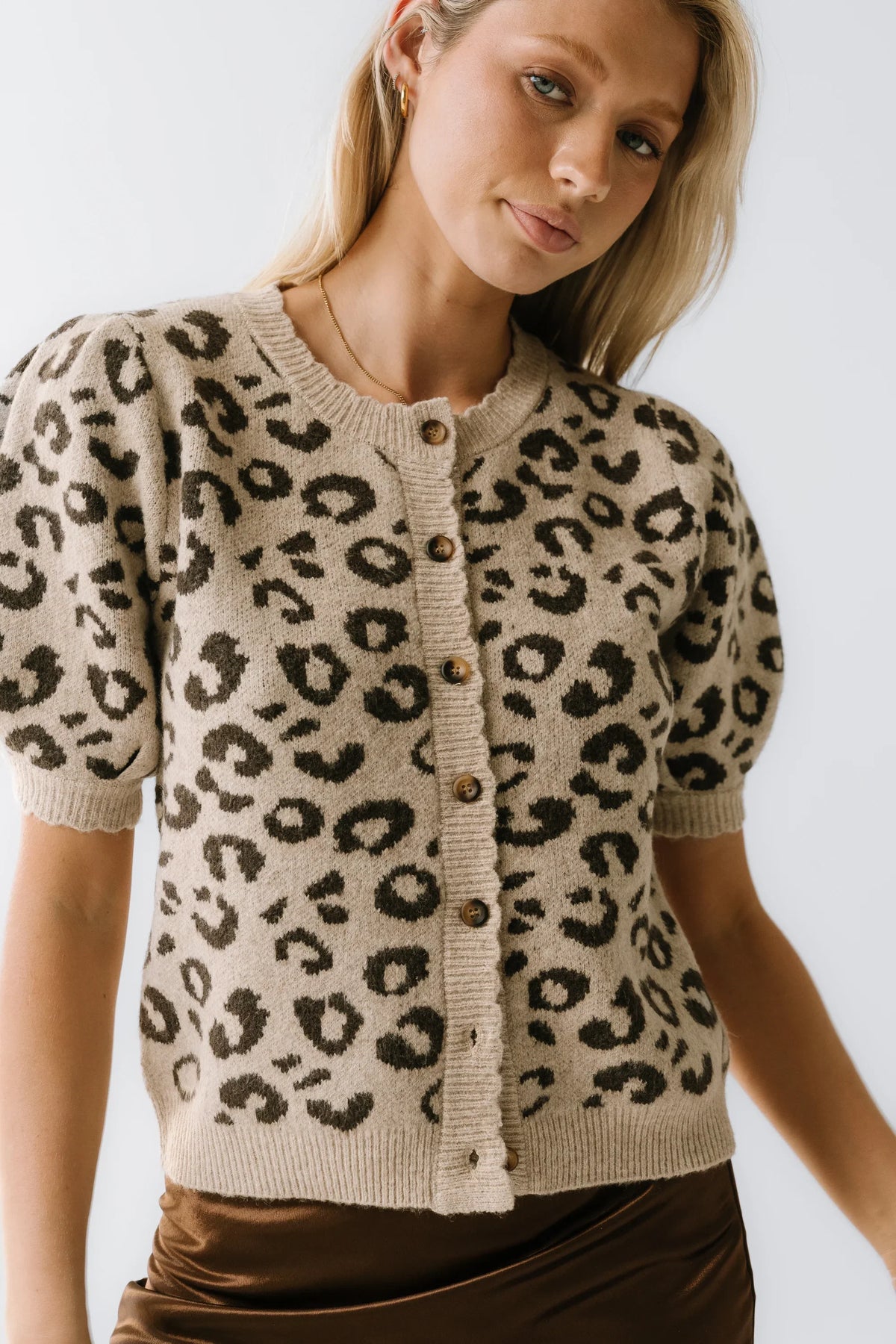 Ximena Leopard Sweater FINAL SALE