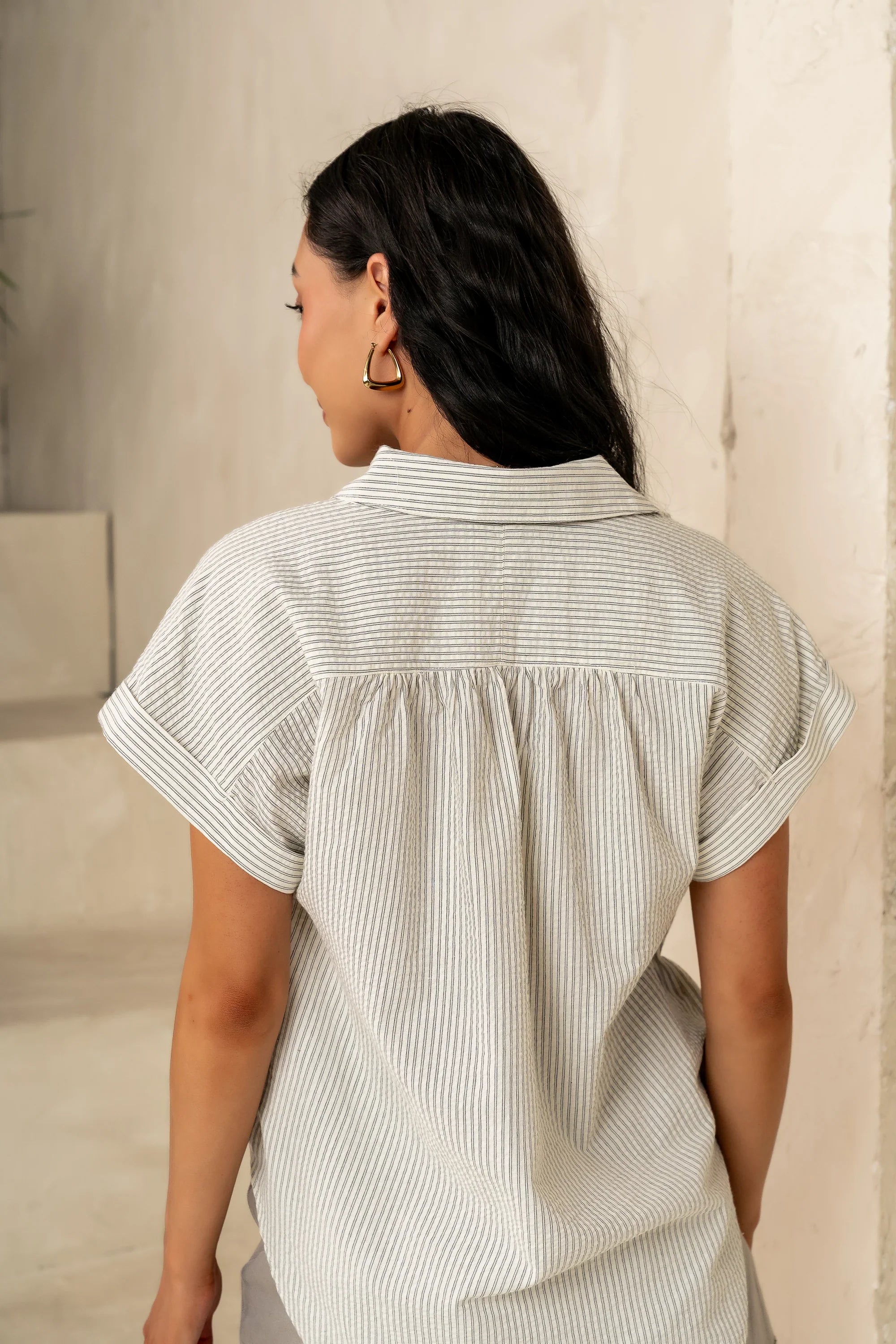 Tiana Striped Blouse FINAL SALE