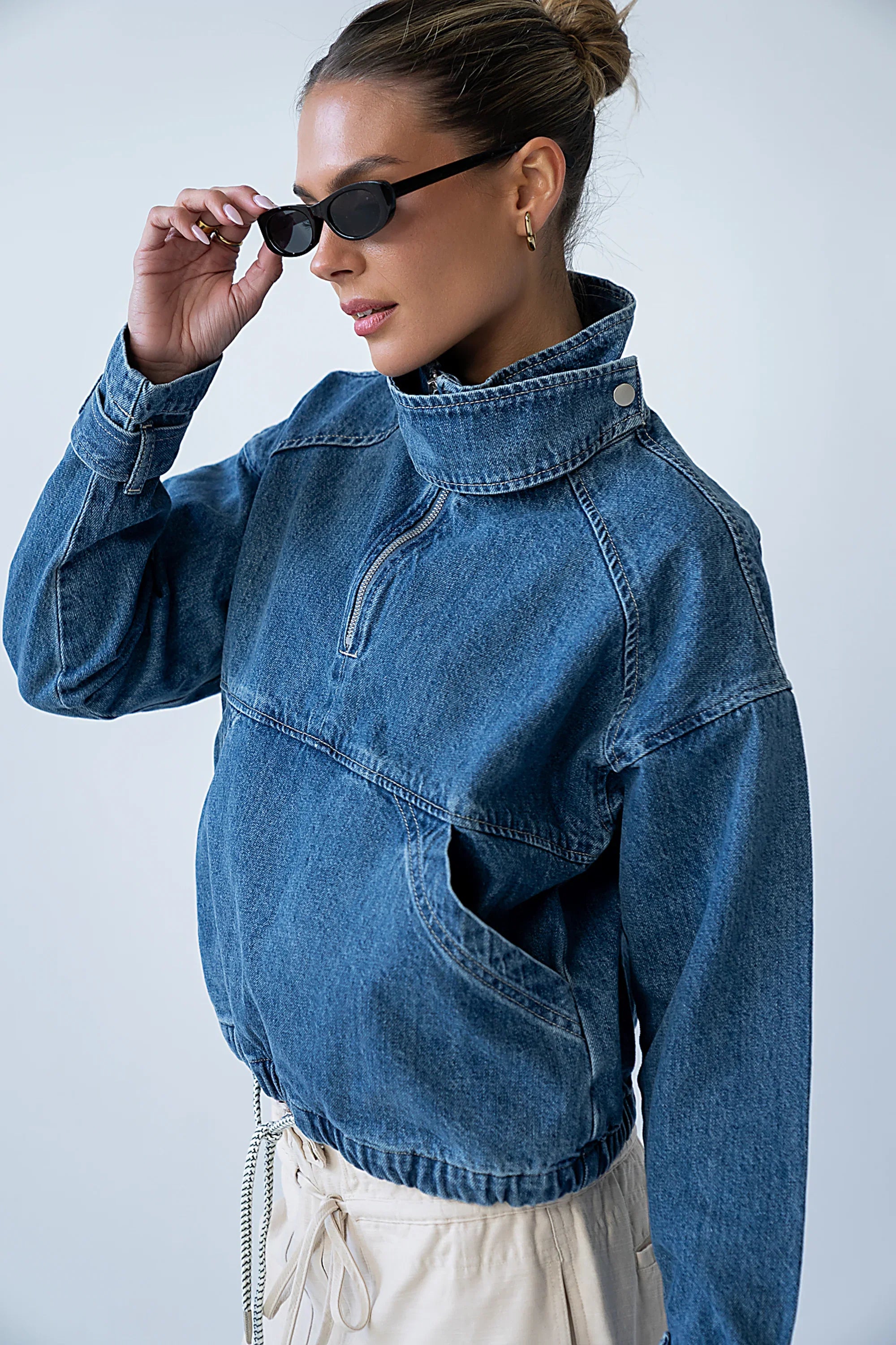 Regina Denim Jacket in Medium Wash