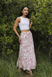 Bastien Floral Skirt in Rust FINAL SALE