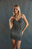 Steph Glitter Bodycon Mini Dress
