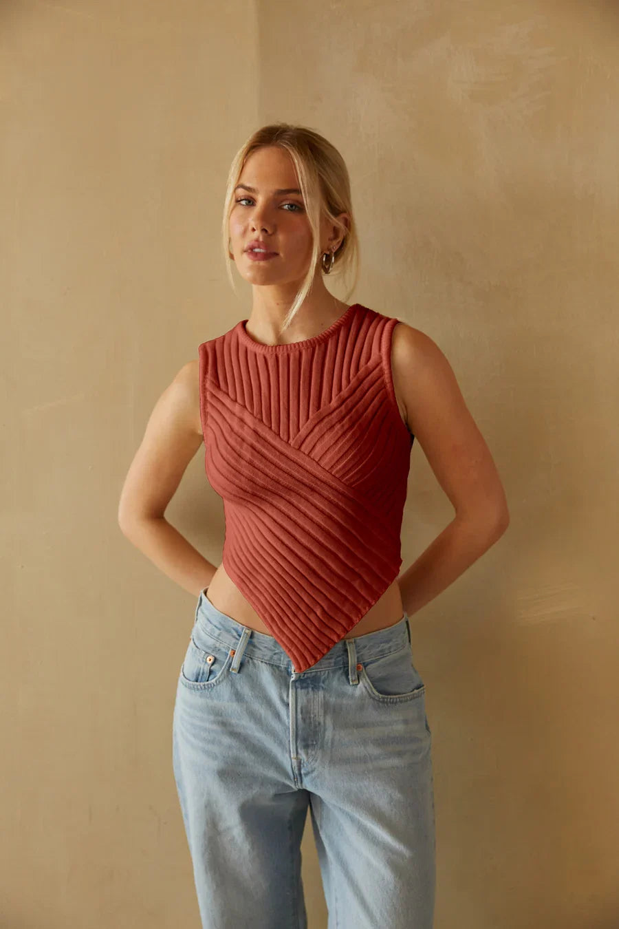Robin Knit Sweater Tank Top