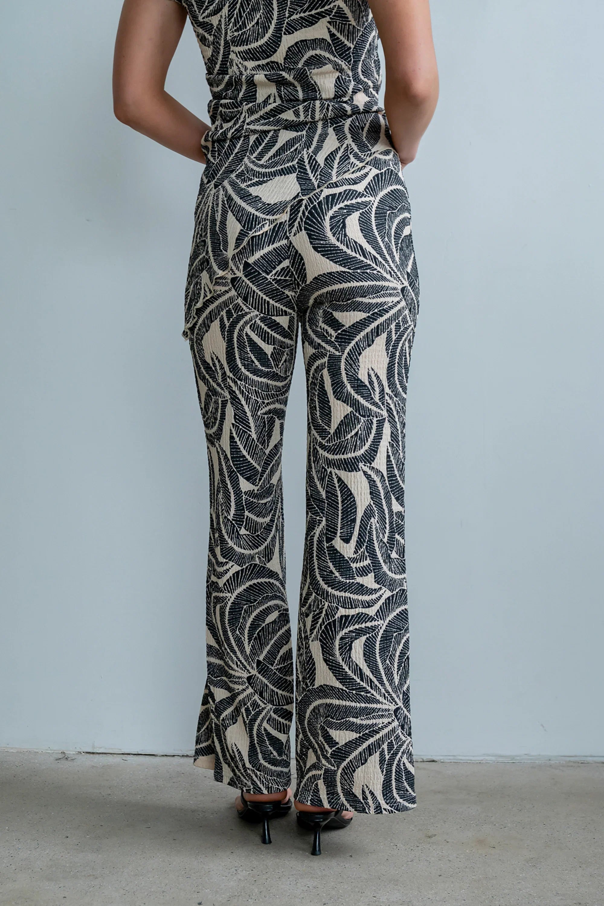 Minnie Abstract Wide Leg Pants