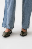 Steve Madden Shay Slingback Flats in Olive FINAL SALE