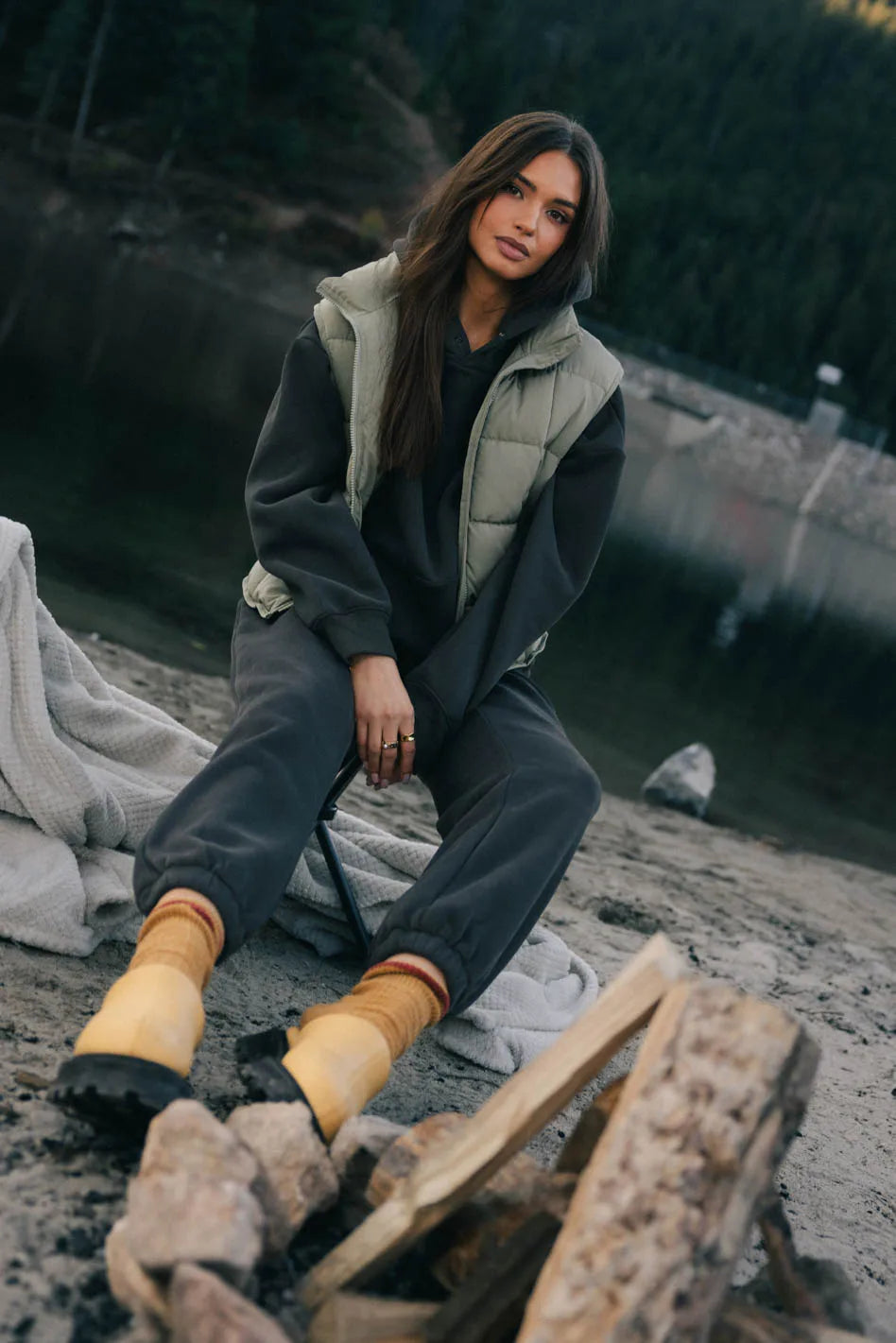Out of Office Sweatpants in Charcoal FINAL SALE